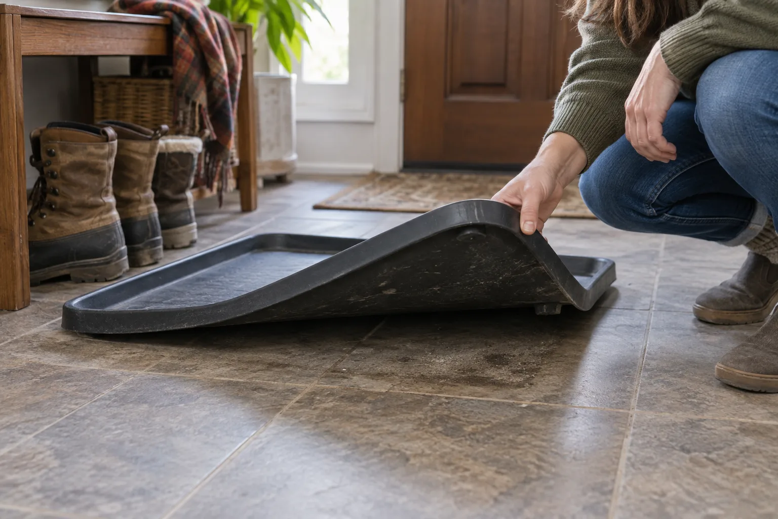 How to Clean and Dry a Boot Tray